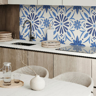 Rechteckige wandpaneel Blumenmotiv