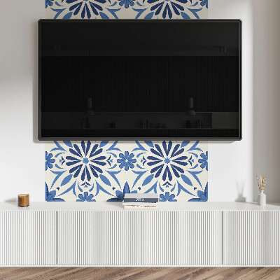 Rechteckige wandpaneel Blumenmotiv