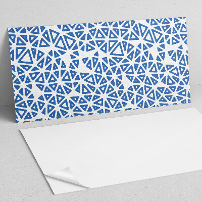 Rechteckige wandverkleidung innen Geometrisches Dreiecksmotiv