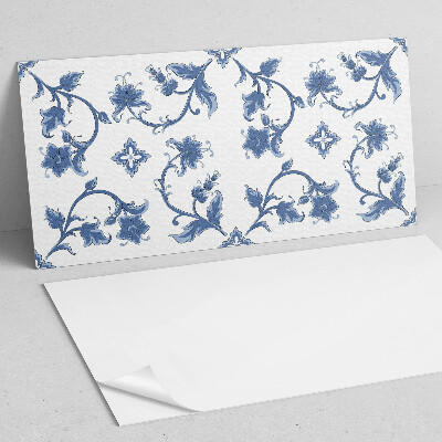 Rechteckige wandverkleidung innen Blumenmotiv