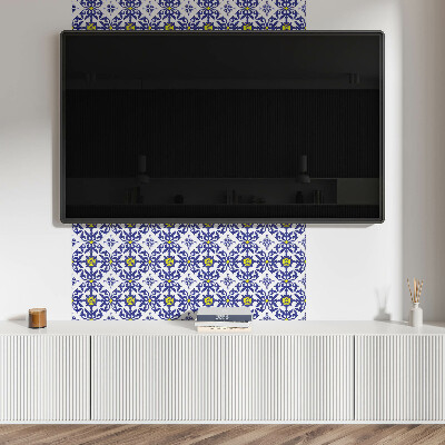 Rechteckige wandpaneel Florales Design mit zarten Akzenten