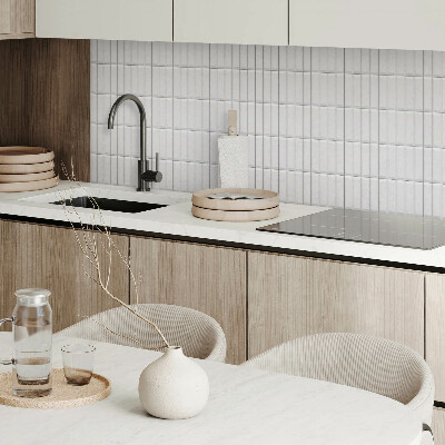 Rechteckige wandpaneel selbstklebend Rechteckiges Mosaik im minimalistischen Stil