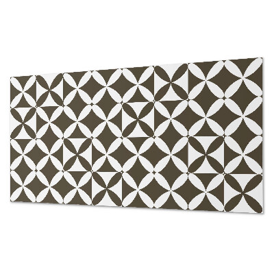 Rechteckige wandverkleidung innen Geometrisches Motiv im abstrakten Stil
