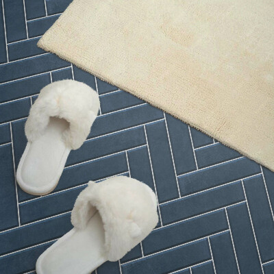 Rechteckige wandverkleidung innen Fischgrätenmuster