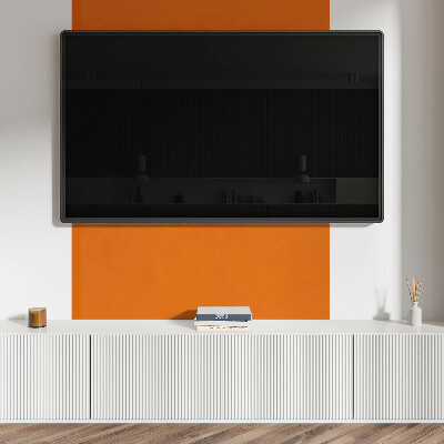 Rechteckige wandverkleidung innen Orange