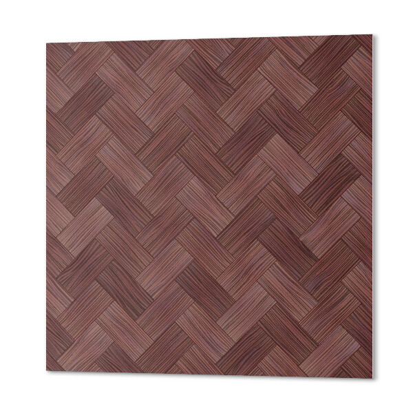 Quadratische wandpaneel selbstklebend Holzwebereien im Design