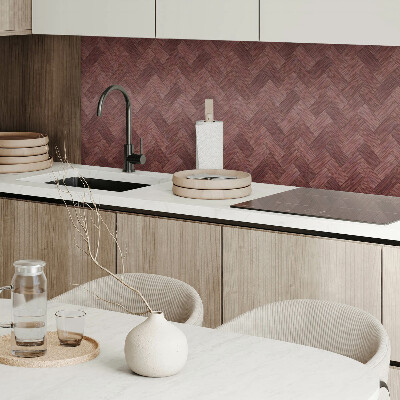Quadratische wandpaneel selbstklebend Holzwebereien im Design