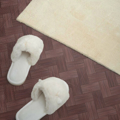 Quadratische wandpaneel selbstklebend Holzwebereien im Design