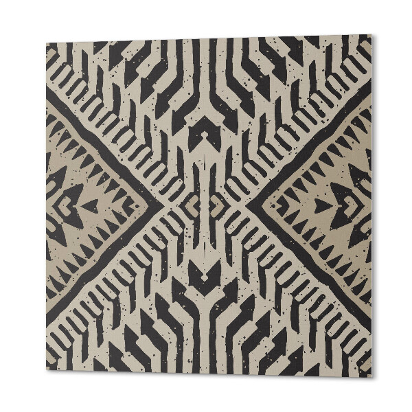 Quadratische wandpaneel selbstklebend Stilvolles geometrisches Muster mit Linien