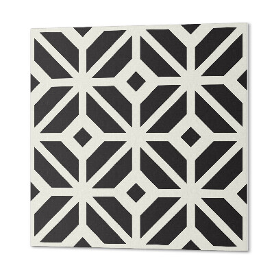 Quadratische wandpaneel selbstklebend Rautengeometrie in moderner Version