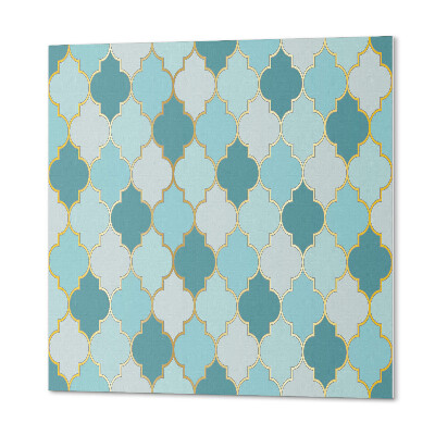 Quadratische wandpaneel Dynamische Formen in Wellenform