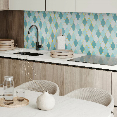 Quadratische wandpaneel Dynamische Formen in Wellenform