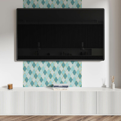 Quadratische wandpaneel Dynamische Formen in Wellenform