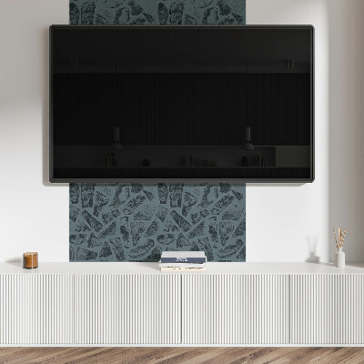 Quadratische wandpaneel Von Holz inspirierte Formen
