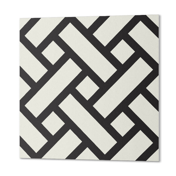 Quadratische wandpaneel Ein Gewirr geometrischer Formen
