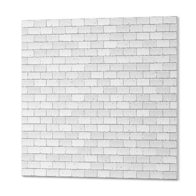 Quadratische wandpaneel selbstklebend Ziegelakzente im Design
