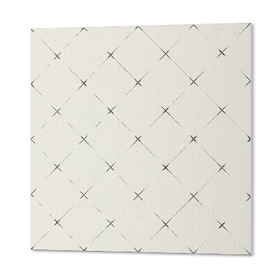 Quadratische wandpaneel selbstklebend Rautengeometrie im minimalistischen Stil