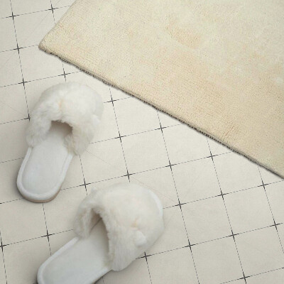 Quadratische wandpaneel selbstklebend Rautengeometrie im minimalistischen Stil