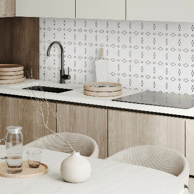Quadratische wandpaneel Geometrische Rauten im modernen Design