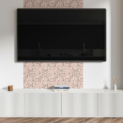 Quadratische wandpaneel selbstklebend Blumenmuster
