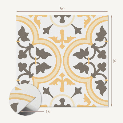 Quadratische wandpaneel Botanisches Motiv