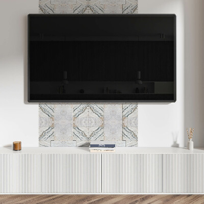 Quadratische wandpaneel selbstklebend Von Stein inspiriertes Design
