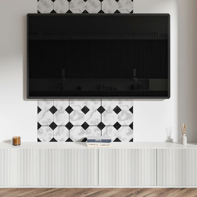 Quadratische wandpaneel Attraktive geometrische Muster