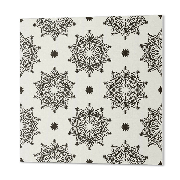 Quadratische wandpaneel selbstklebend Mesh-Mandala-Muster