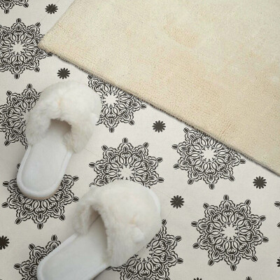Quadratische wandpaneel selbstklebend Mesh-Mandala-Muster