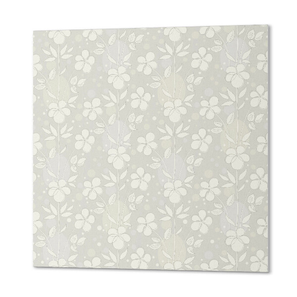 Quadratische wandpaneel selbstklebend Blumenmuster