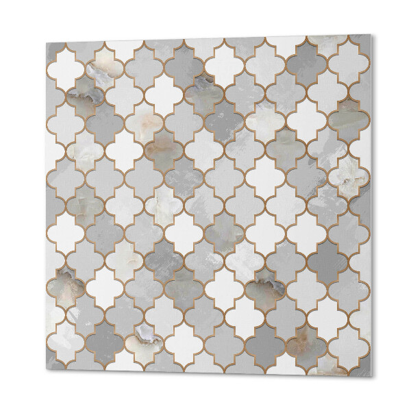 Quadratische wandpaneel Geometrie im Mosaikstil