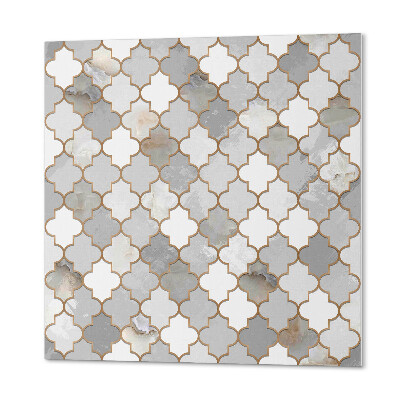 Quadratische wandpaneel Geometrie im Mosaikstil