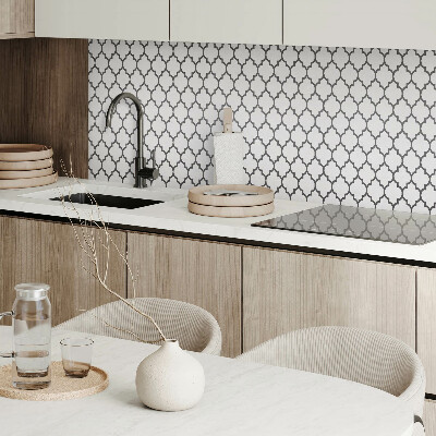Quadratische wandpaneel selbstklebend Geometrie im symmetrischen Stil
