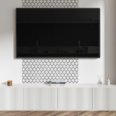 Quadratische wandpaneel selbstklebend Geometrie im symmetrischen Stil