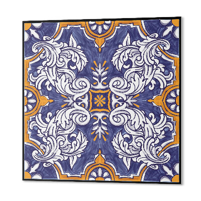 Quadratische wandpaneel Ornamente im floralen Stil