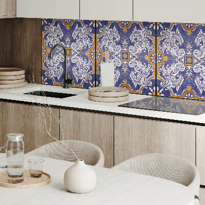 Quadratische wandpaneel Ornamente im floralen Stil