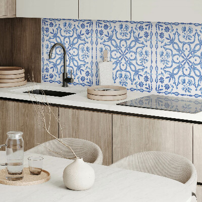 Quadratische wandpaneel selbstklebend Dekoratives Blumenmotiv