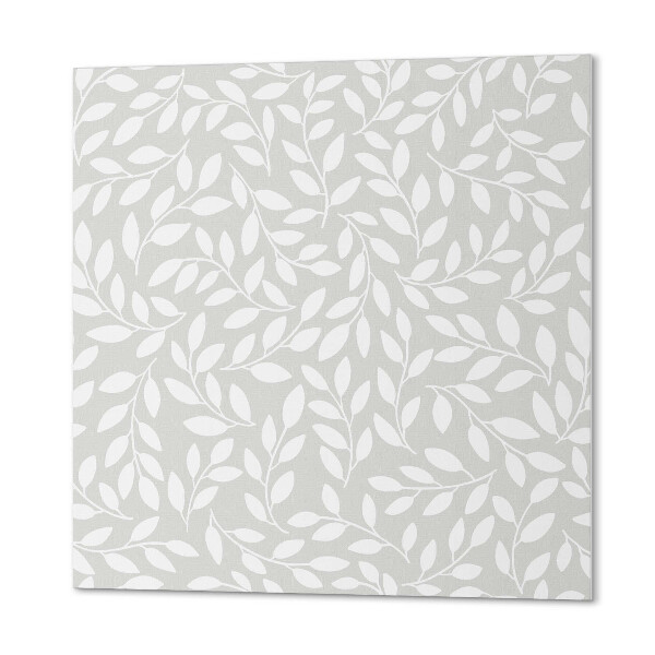 Quadratische wandpaneel Elegantes Blattmuster
