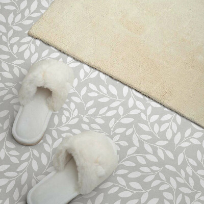 Quadratische wandpaneel Elegantes Blattmuster