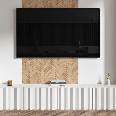 Quadratische wandpaneel Stilvolles Fischgräten-Design