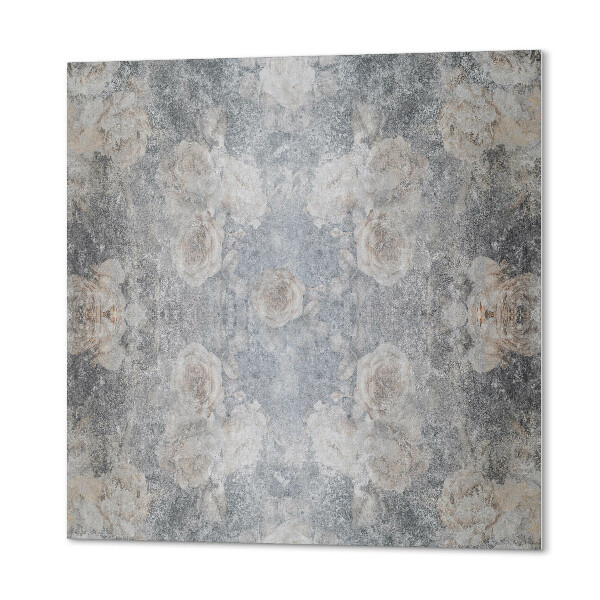 Quadratische wandpaneel selbstklebend Blumenmuster