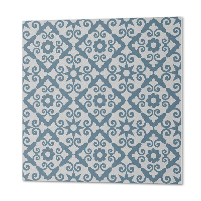 Quadratische wandpaneel selbstklebend Stilvolle Ornamente mit floralem Motiv