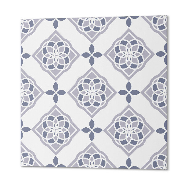 Quadratische wandpaneel selbstklebend Geometrische Rauten in künstlerischer Edition
