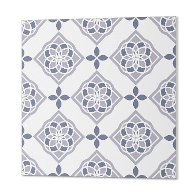 Quadratische wandpaneel selbstklebend Geometrische Rauten in künstlerischer Edition