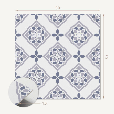 Quadratische wandpaneel selbstklebend Geometrische Rauten in künstlerischer Edition