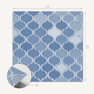 Quadratische wandpaneel Künstlerisches Mosaik in Form von Bögen