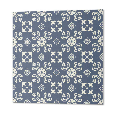 Quadratische wandpaneel selbstklebend Blumenmuster