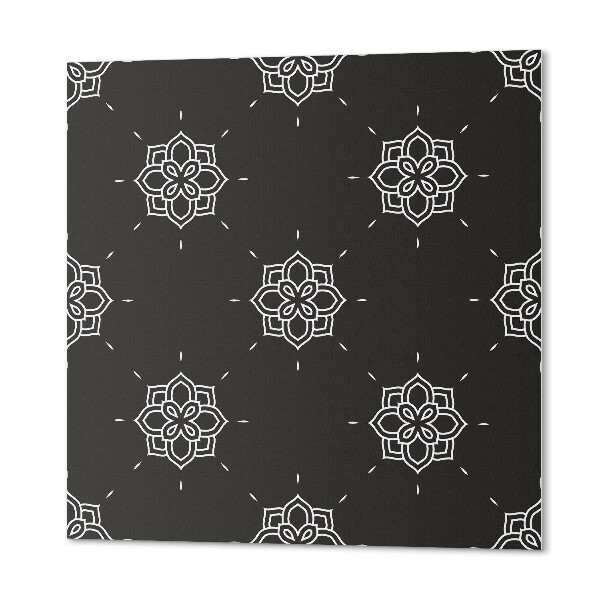 Quadratische wandpaneel selbstklebend Blumenmuster