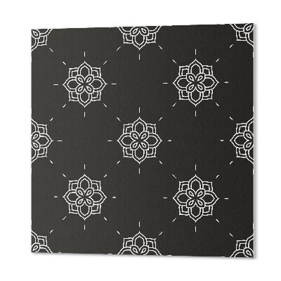 Quadratische wandpaneel selbstklebend Blumenmuster