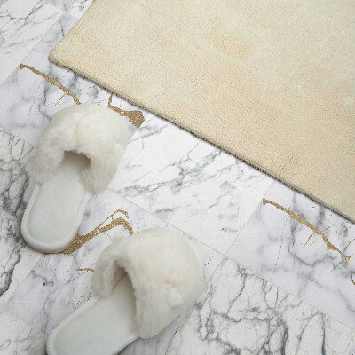 Quadratische wandpaneel Marmor mit eleganter Maserung